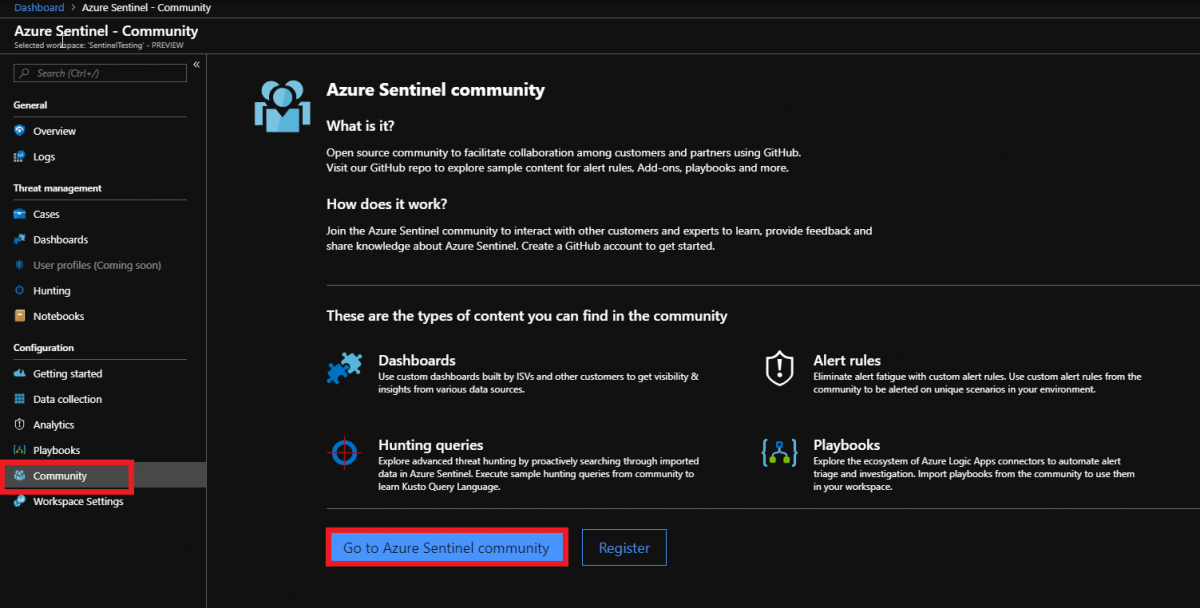 Azure Sentinel Configuration - CloudCompanyApps