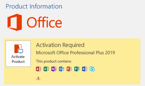 Microsoft Office 2019, Previous Version